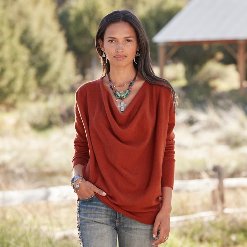 SIMPLE TRUTHS CASHMERE SWEATER - PETITES view 1