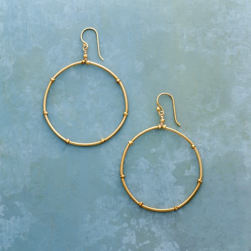 FEEL GOOD HOOP EARRINGS view 1