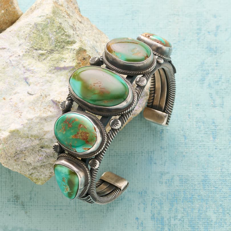 Royston turquoise sale cuff bracelet