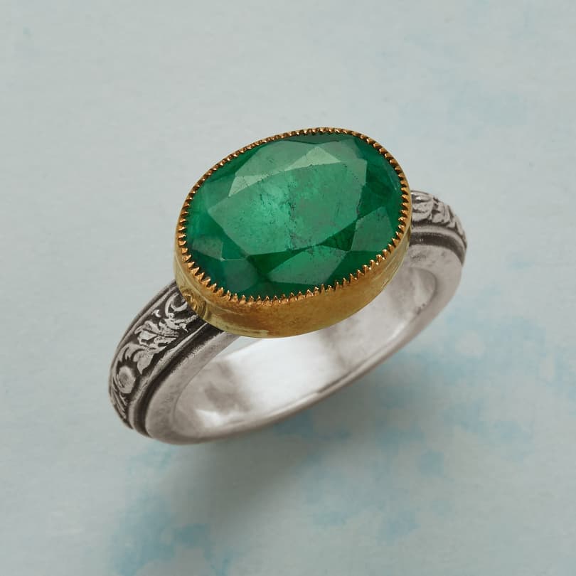 EVERMORE EMERALD RING view 1