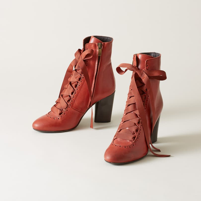 ANJELICA BOOTS view 1 BRICK RED