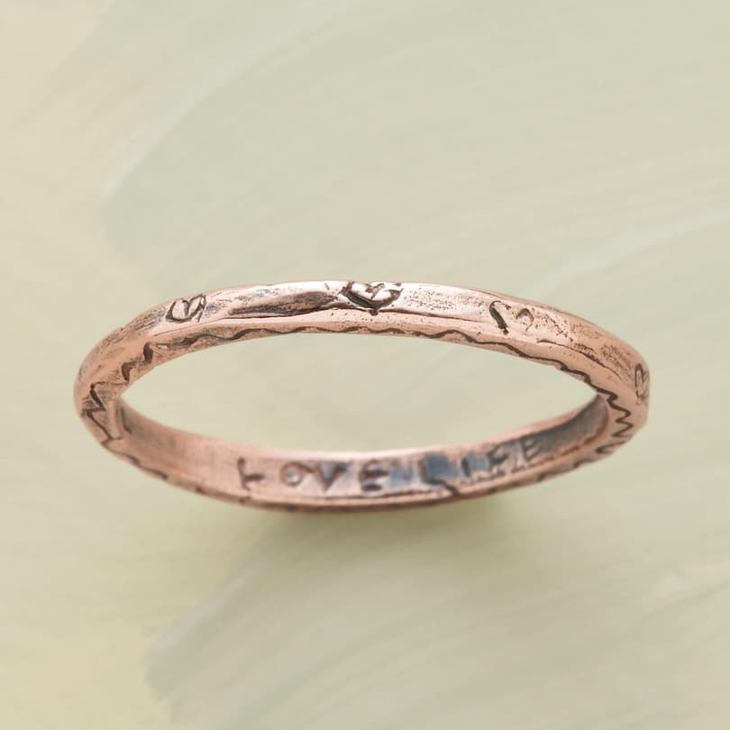 14KT ROSE GOLD VITALITY RING view 1