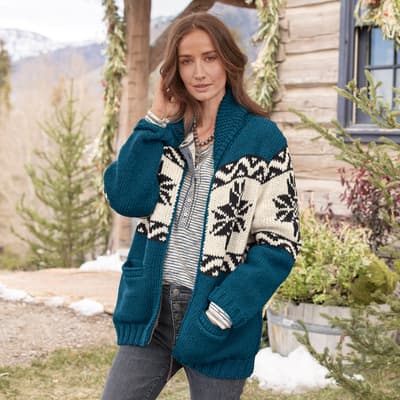 Jorunn Nordic Cardigan | Sundance Catalog