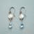 SILVER AND ICE EARRINGS view 1