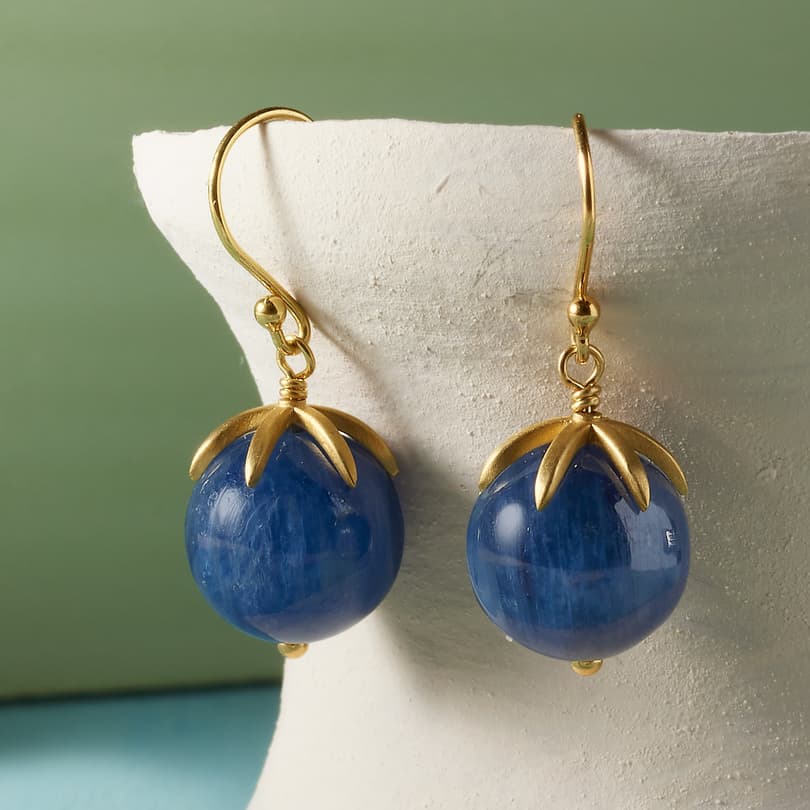 Kyanite Globe Earrings View 3