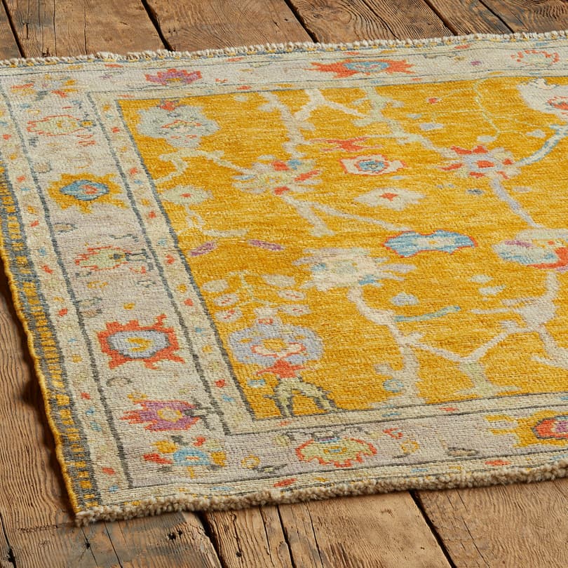 GULBAHAR OUSHAK HAND KNOTTED RUG view 1