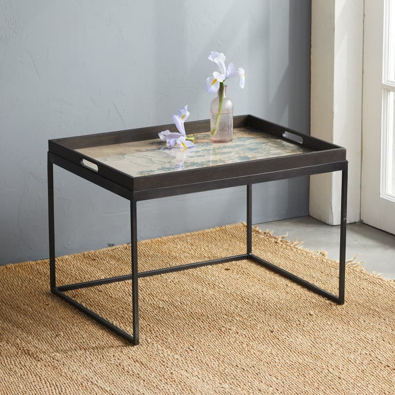 BOTANIQUE TRAY NESTING TABLES, SET OF 2 view 2