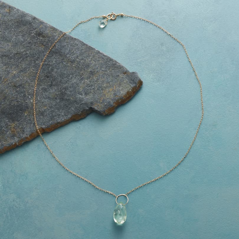 Hint Of Green Amethyst Necklace View 2
