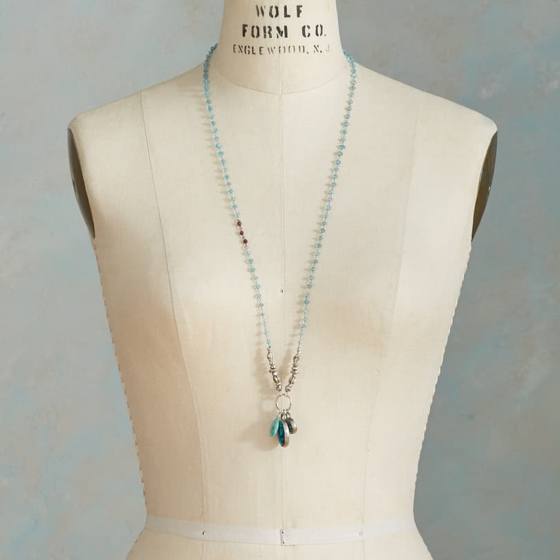 TURQUOISE TROVE NECKLACE view 3