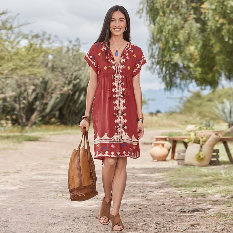 SACRED VALLEY DRESS PETITE view 1