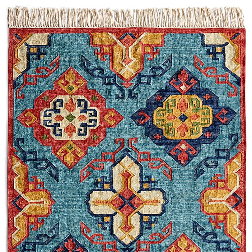 DIAMOND SUNRISE KILIM RUG view 1