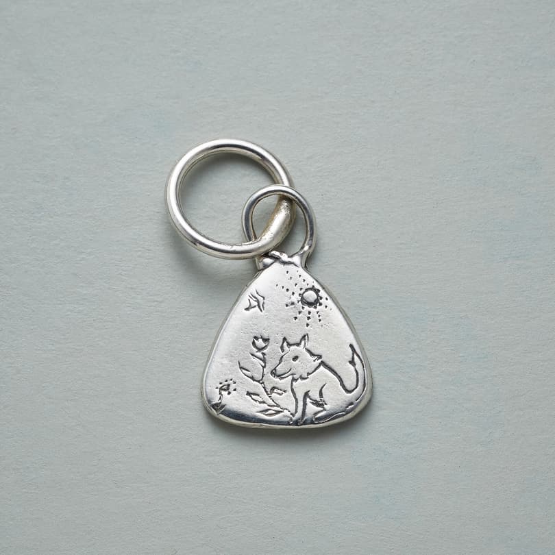 SILVER DOG FRIEND CHARM view 1