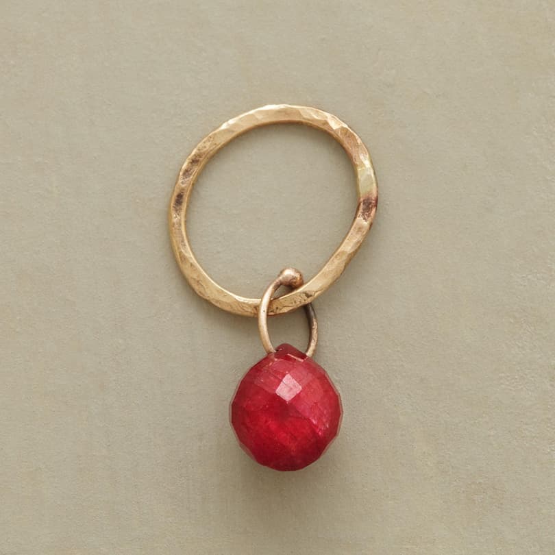 GOLD FACETED BIRTHSTONE CHARMS view 1