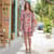 WILD PROVENCE DRESS PETITE view 1 RED/PINK