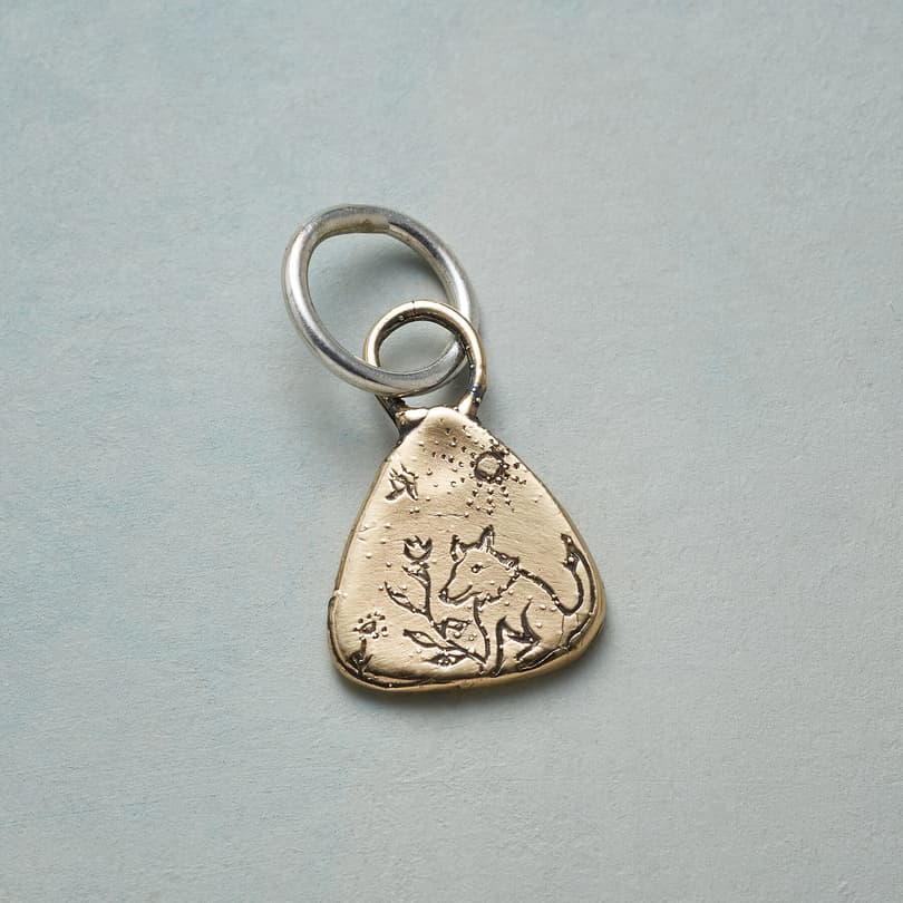 GOLD DOG FRIEND CHARM view 1