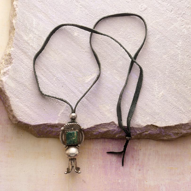 Emerald Valley Squash Blossom Necklace View 2
