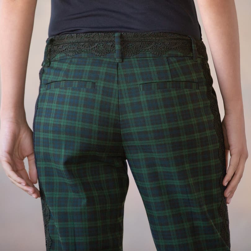 DRESSED UP PLAID TROUSERS view 4