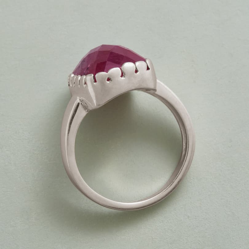 FIRESIDE RUBY RING view 1