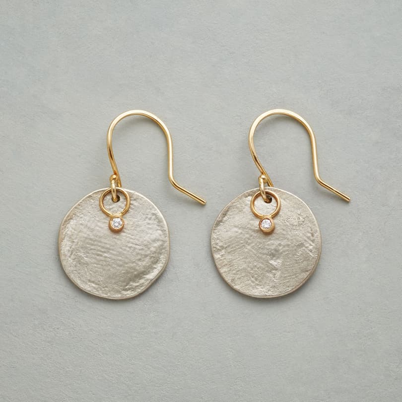 PARCHMENT PRINT EARRINGS view 1