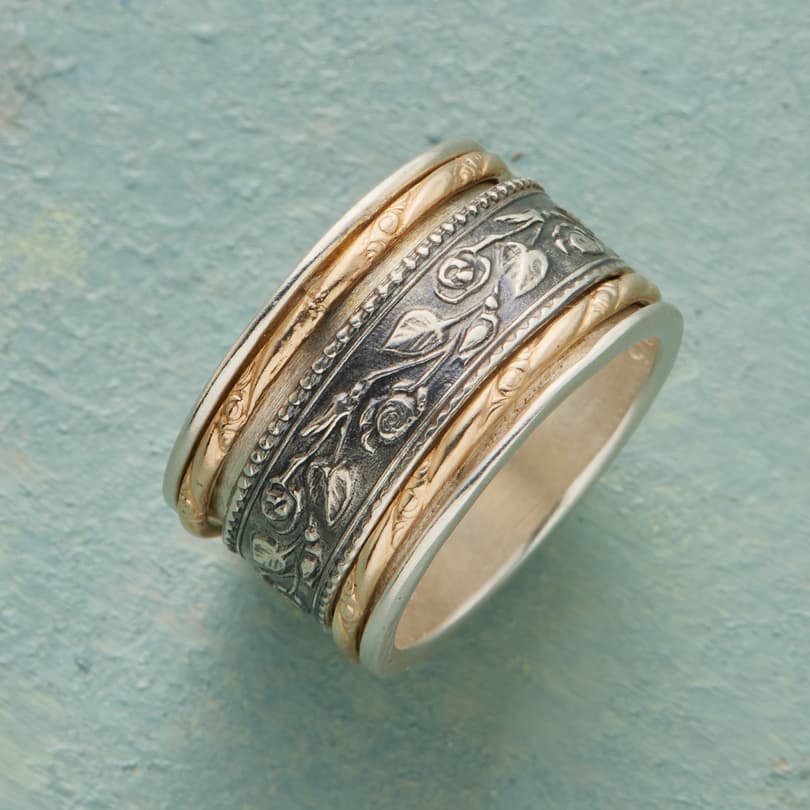 Rose Garden Spinner Ring View 1