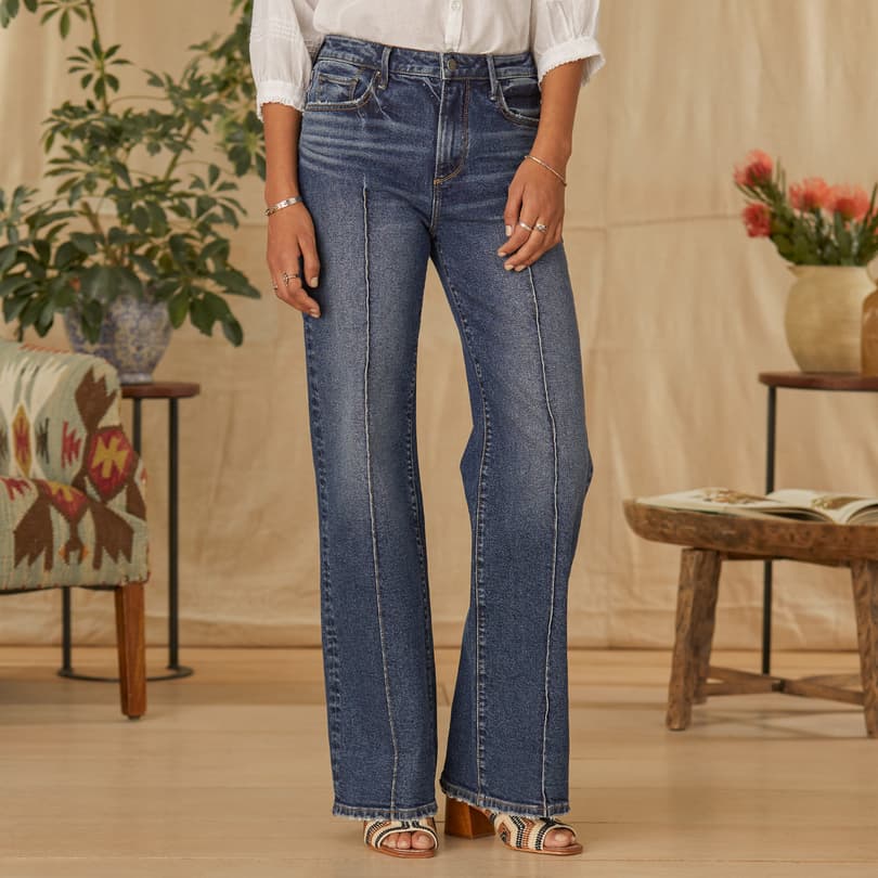 Vintage Pintuck Jeans | Sundance Catalog