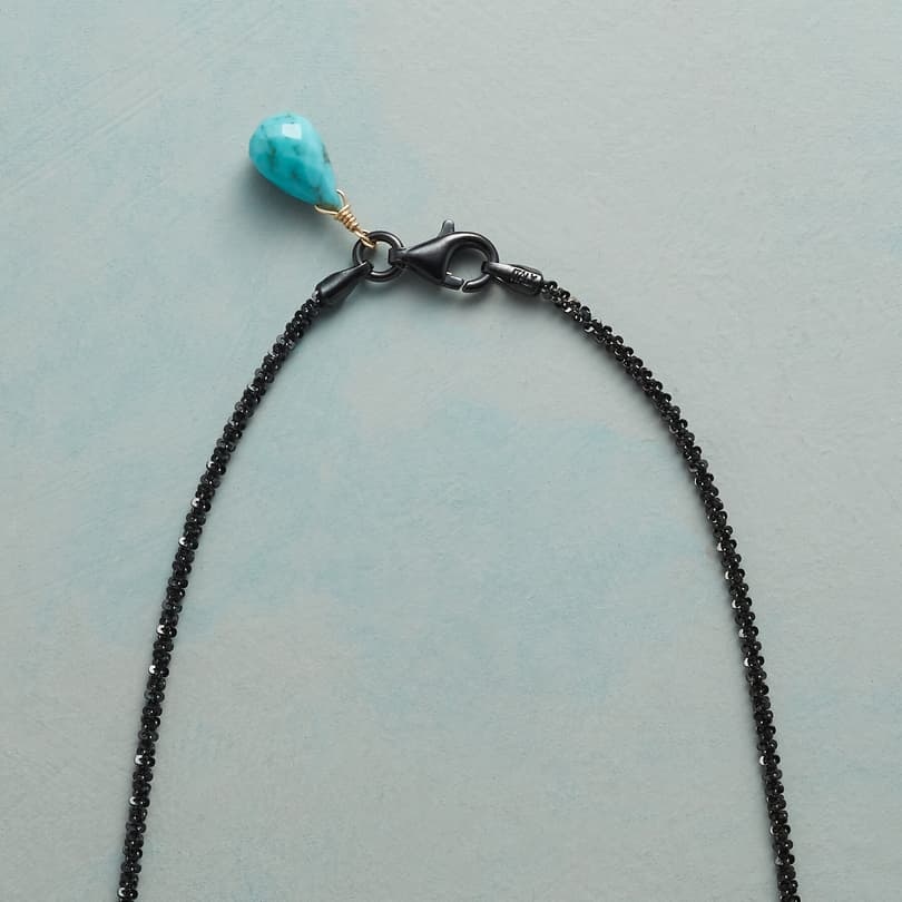 TURQUOISE PLANET NECKLACE view 2
