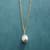 Paper Clip Pearl Necklace View 1