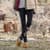 Boston Shearling Suede Mules View 17