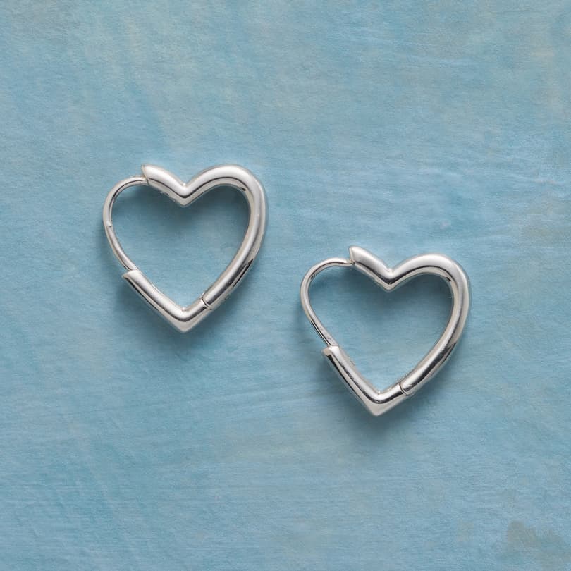 Heartfelt Hoop Earrings View 1