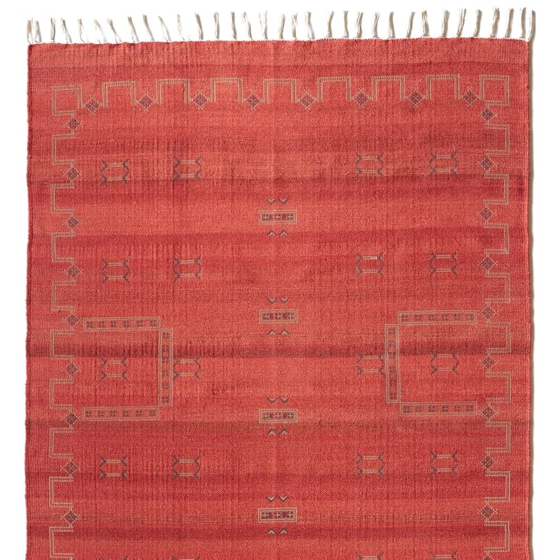 ALMERIA DHURRIE RUG view 1