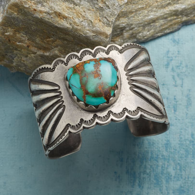 FLIGHT &AMP; BEAUTY TURQUOISE CUFF view 1