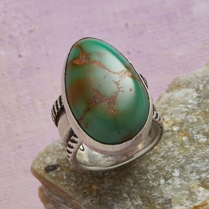JESSE ROBBINS ROYSTON TURQUOISE RING view 1