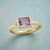AMETHYST SOLITAIRE RING view 1