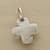 STERLING SILVER CROSS CHARM view 1