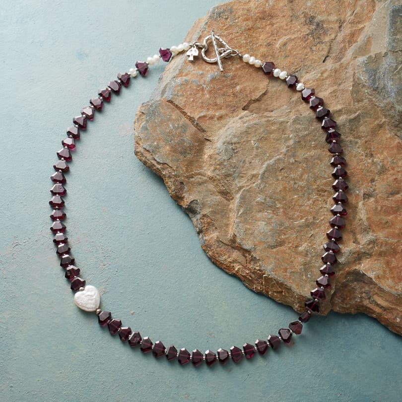 Lovestruck Garnet Necklace View 2