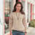 LACE DELIGHT PULLOVER PETITE view 1 OATMEAL