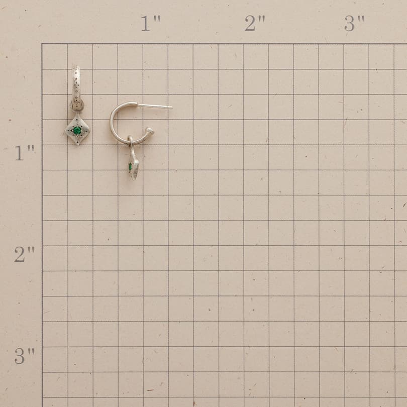 EMERALD REGALIA EARRINGS view 1