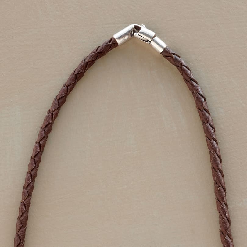 SLIDER LEATHER NECKLACE view 1