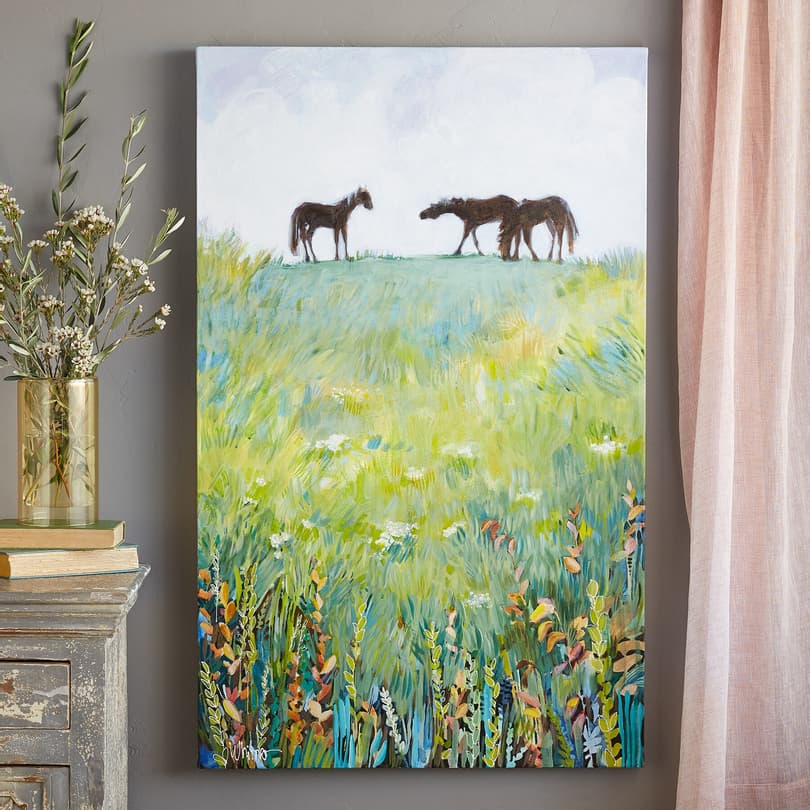 MEADOW GRAZING PAINTING view 1