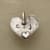 STERLING SILVER ALWAYS HEART CHARM view 1