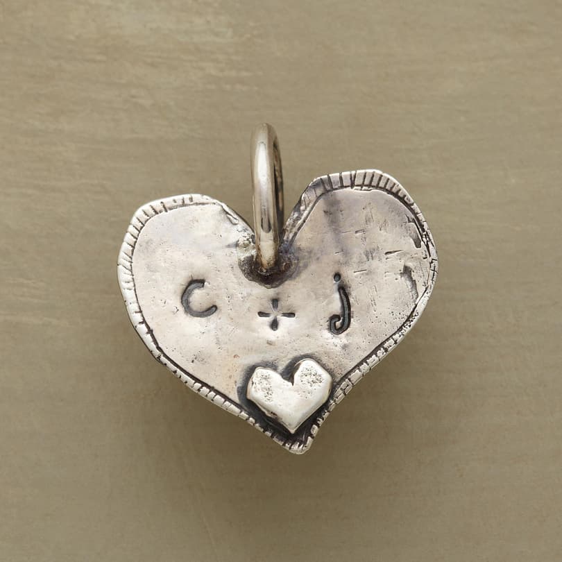 STERLING SILVER ALWAYS HEART CHARM view 1