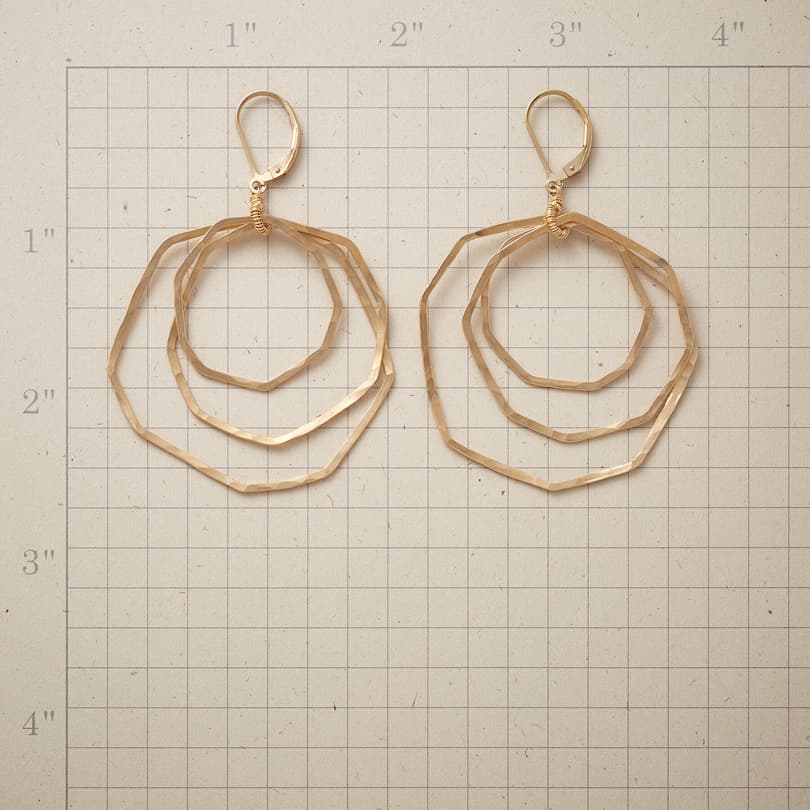 ALL OCTAGON EARRINGS view 1