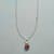 FAITHFUL HEART BIRTHSTONE NECKLACE view 1