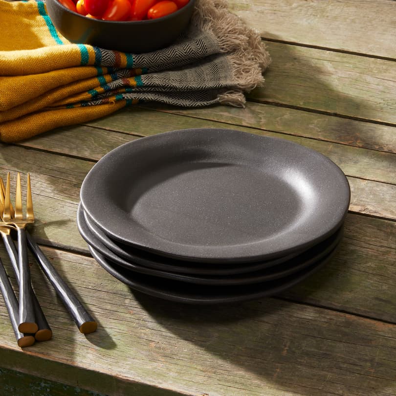 Alex Marshall Charcoal Salad Plates, Set Of 4 View 1