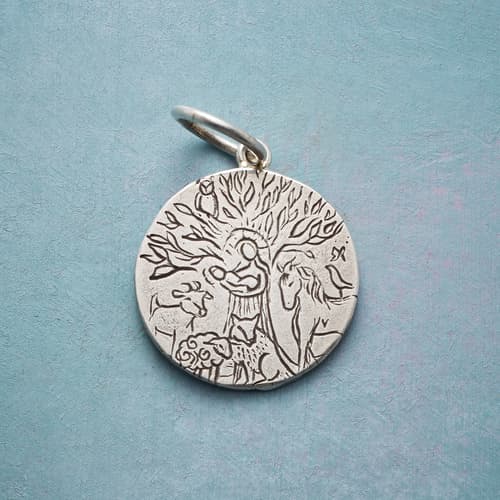 SILVER LIFEGIVING TREE CHARM view 1