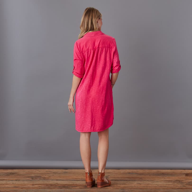 Andromeda Shirt Dress, Petite View 3