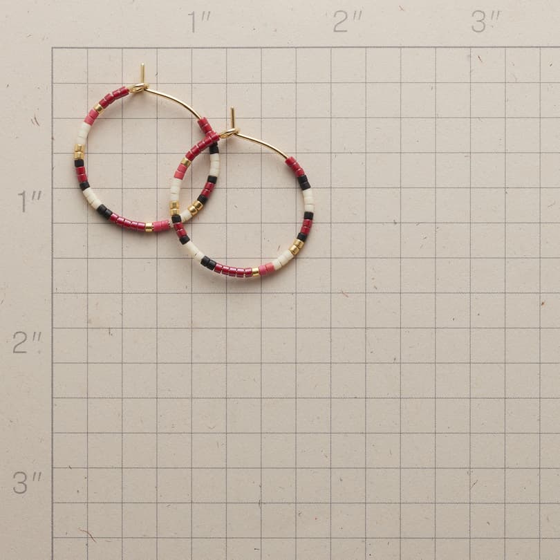 Sacred Circle Hoop Earrings View 2