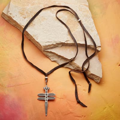 Sacred Dragonfly Necklace | Sundance Catalog