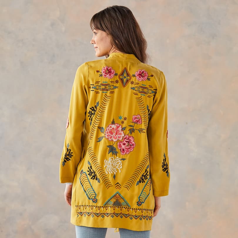 ABBY EMBROIDERED ROBE view 3