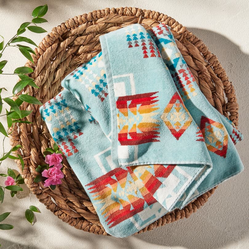 Pendleton Chief Joseph Aqua Towels